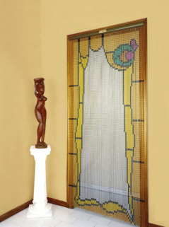 M-9081 Gaudi stained glass window