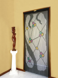 M-9083 Gaudi stained glass window